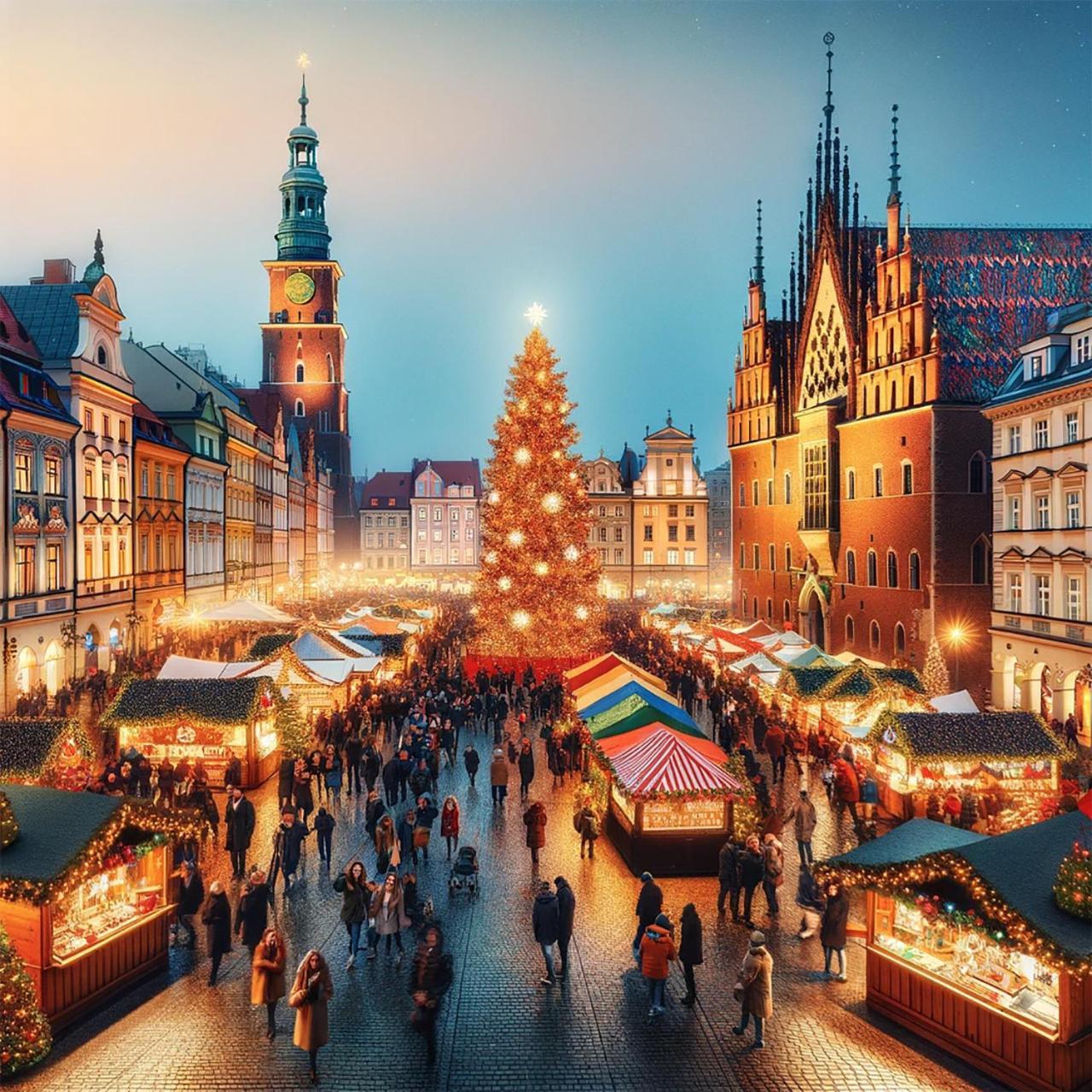 Bright Day Apartment - Self Check-In 24H, 10 Min Market Square Wroclaw Luaran gambar