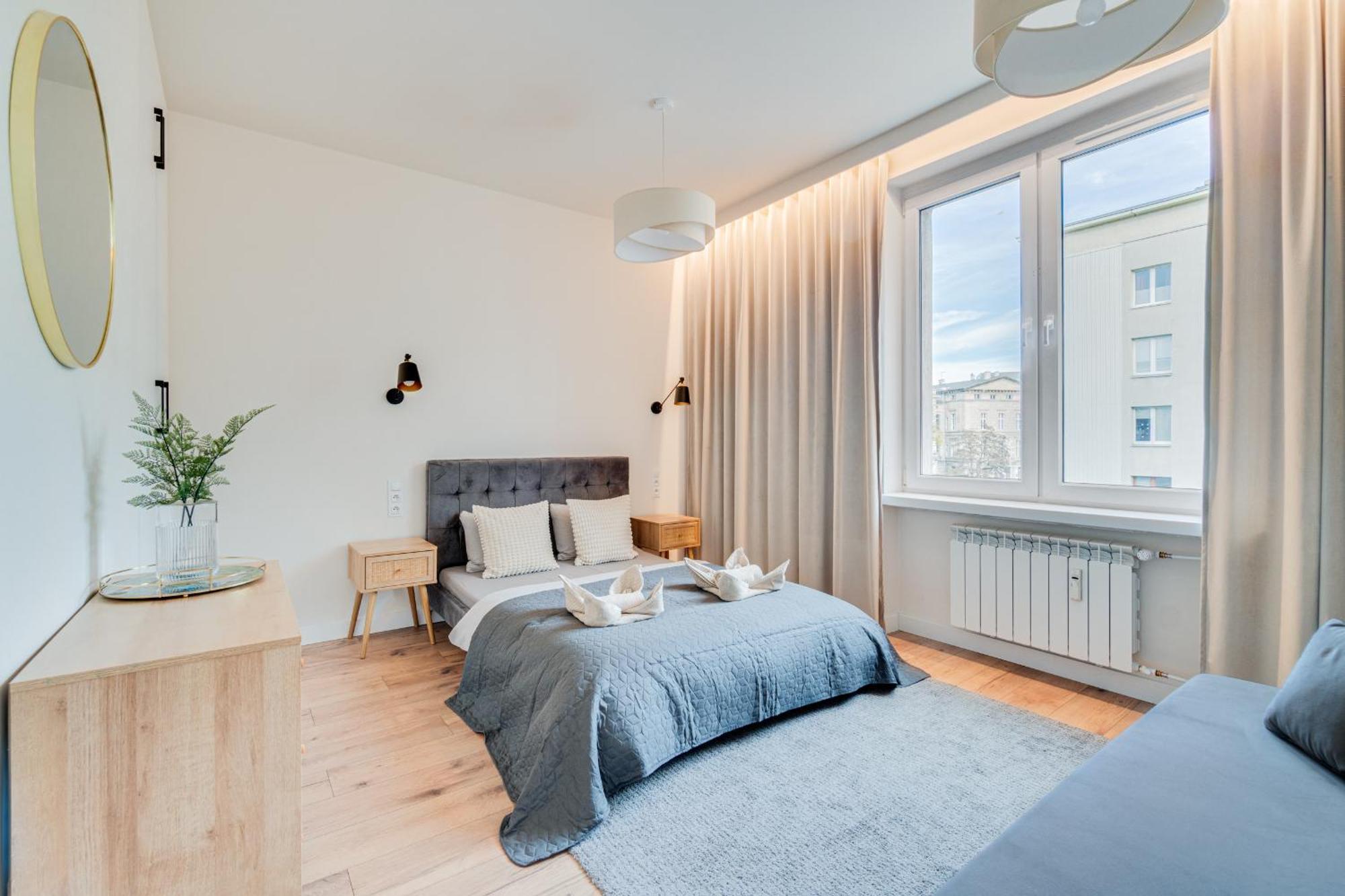 Bright Day Apartment - Self Check-In 24H, 10 Min Market Square Wroclaw Luaran gambar
