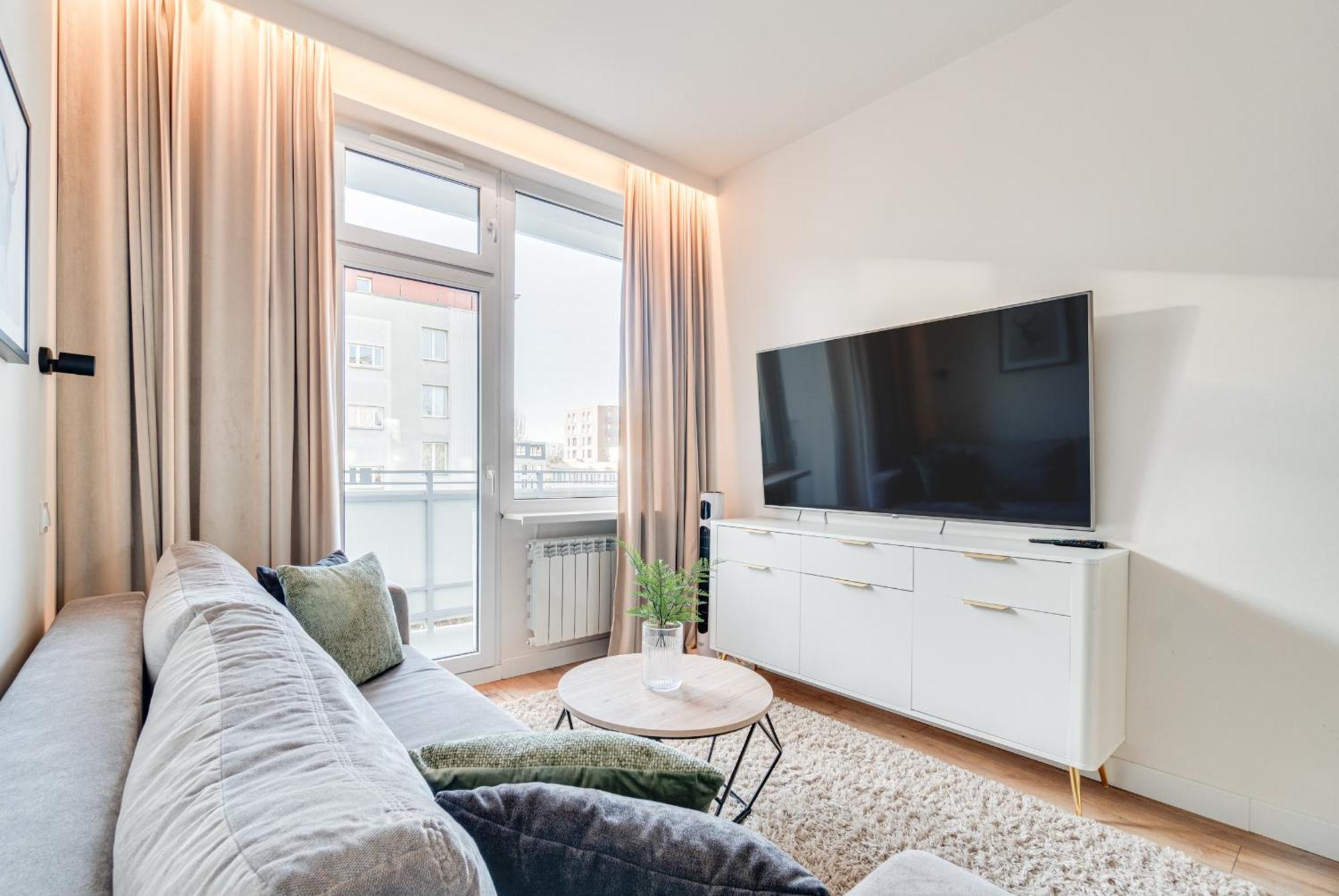Bright Day Apartment - Self Check-In 24H, 10 Min Market Square Wroclaw Luaran gambar